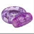 Cloud 9 Pleasure Tickler 1 Speed Ring Purple - Couples Vibrating Penis Rings