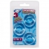 Cloud 9 Cock Ring Combo 3 Clear Smooth - Cock Ring Trios