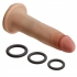 Cloud 9 Dual Density Real Touch 7 inches Dong without Balls Tan - Realistic Dildos & Dongs
