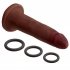 Cloud 9 Dual Density Real Touch 7 inches Dong without Balls Brown - Realistic Dildos & Dongs