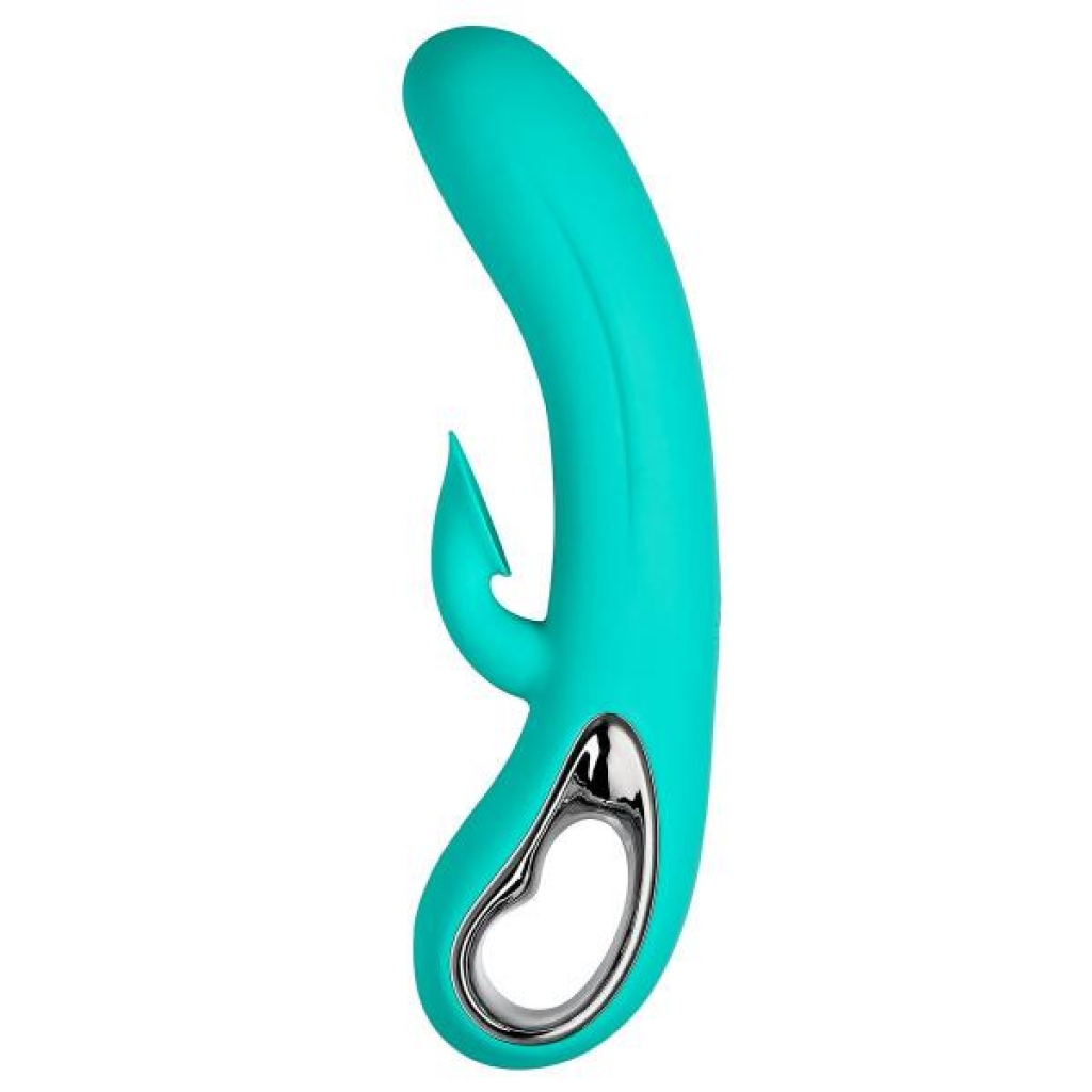 Air Touch II Teal Dual Function Clitoral Suction Vibrator - Rabbit Vibrators