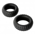 Cloud 9 Pro Rings Liquid Silicone Tires 2 Pack Black - Mens Cock & Ball Gear