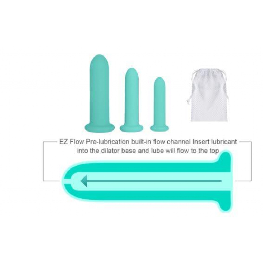 Cloud 9 Health & Wellness Silicone Dilator Kit (for Vaginal Or Anal Use) - Medical Play