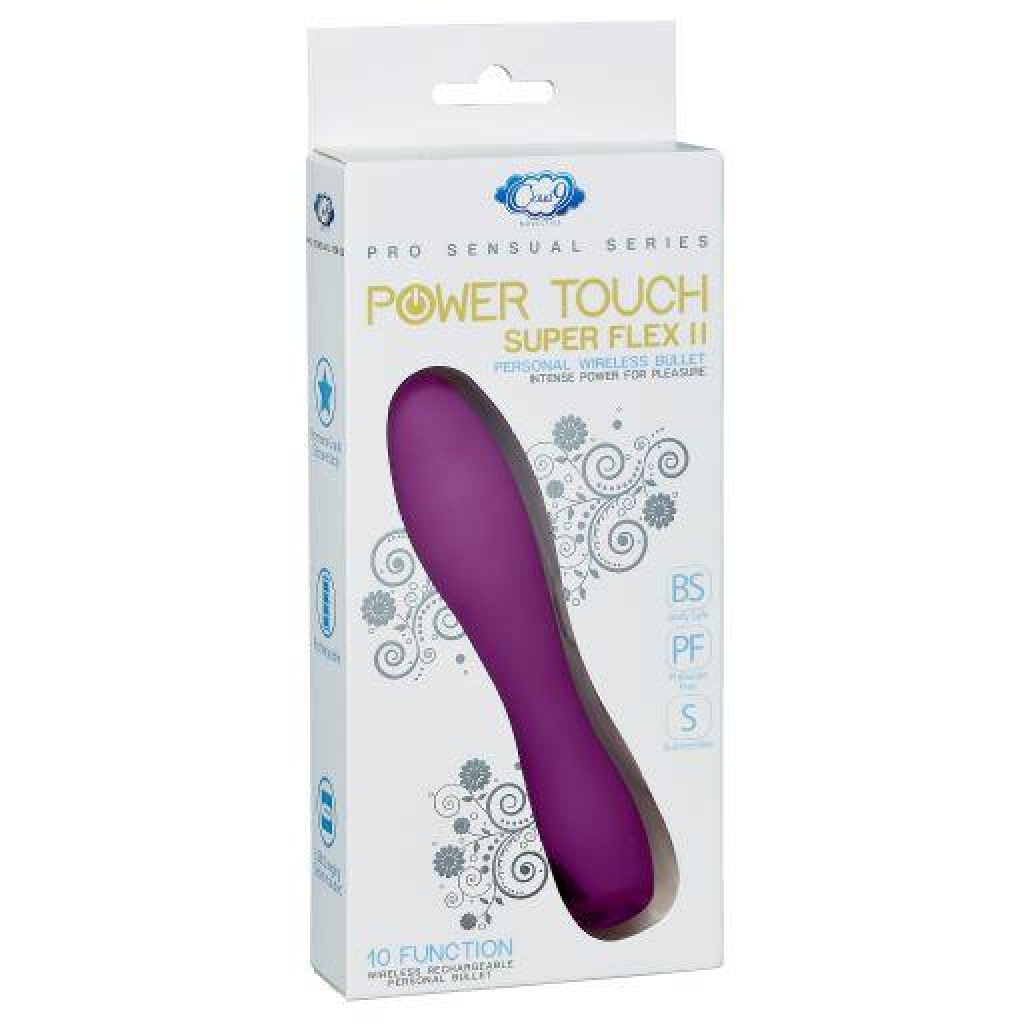 Cloud 9 Pro Sensual Power Touch Super Flex Ii Plum - Bullet Vibrators