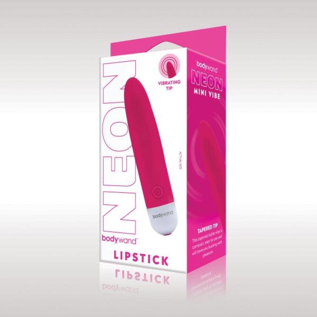 Bodywand Mini Lipstick Neon Pink (net) - Body Massagers