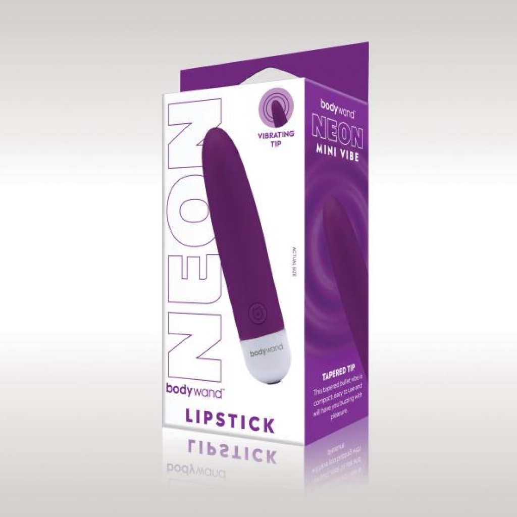 Bodywand Mini Lipstick Neon Purple (net) - Body Massagers
