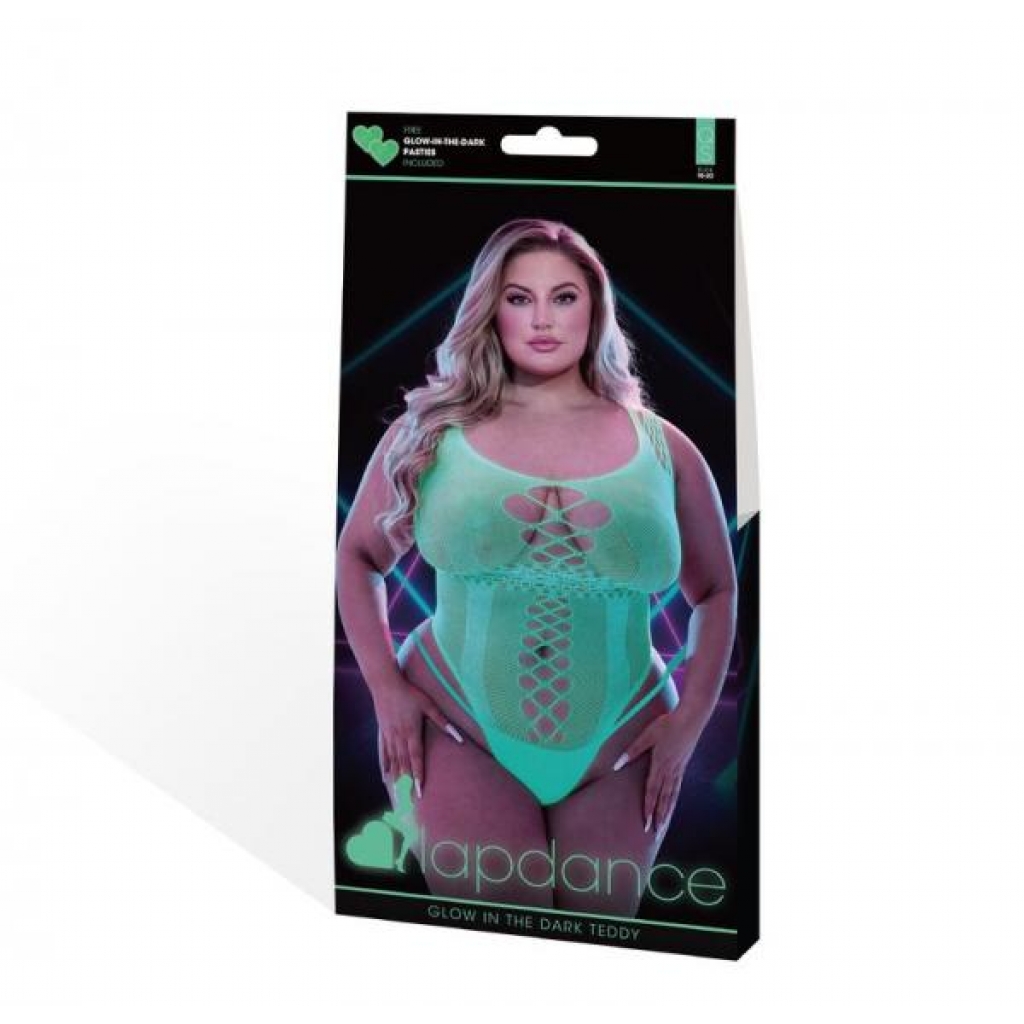 Lapdance Glow In The Dark Teddy Q/s - Teddies