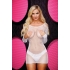 Lapdance Center Stage Mini Dress - White O/S