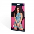 Lapdance Racerback Mini Dress Blue O/s - X Rated Costumes