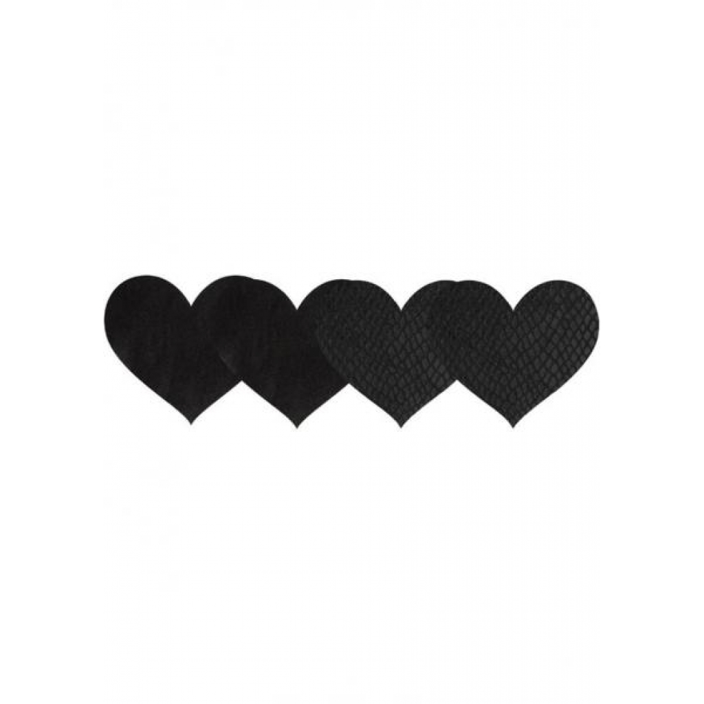 Classic Black Hearts Pasties - Pasties, Tattoos & Accessories