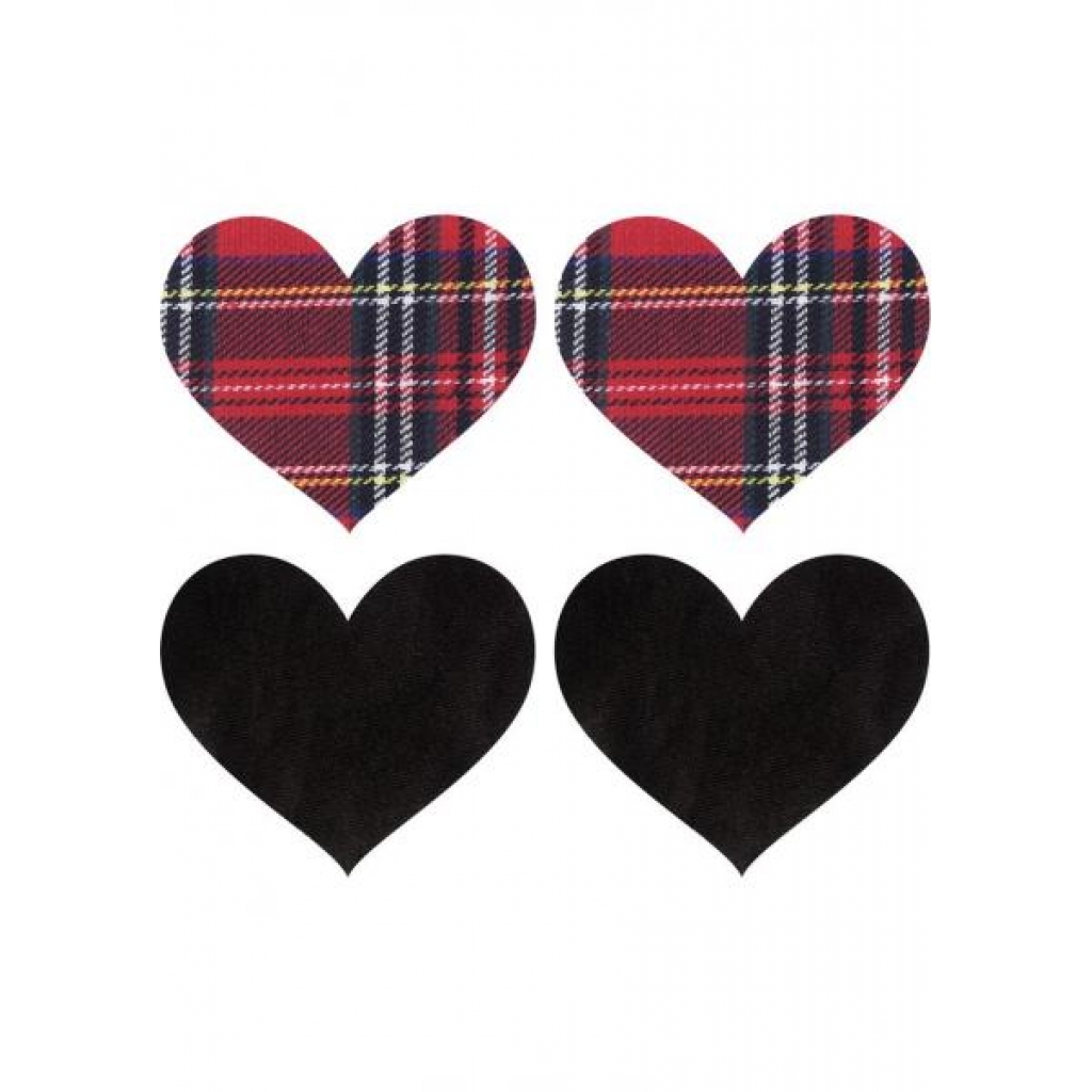 Peekaboos Pasties School Girl Hearts - Pasties, Tattoos & Accessories