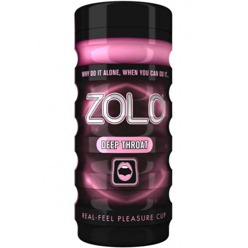 Zolo Deep Throat Real Feel Pleasure Cup - Blow Job Masturbators