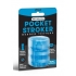 Zolo Backdoor Beaded Texture Pocket Stroker Blue - Anal Masturbators