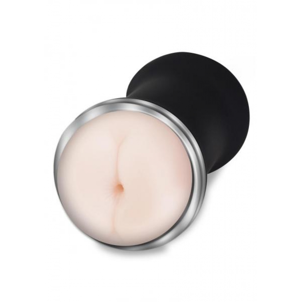 Zolo Dp Stroker Double Ended Masturbator Beige - Pocket Pussies