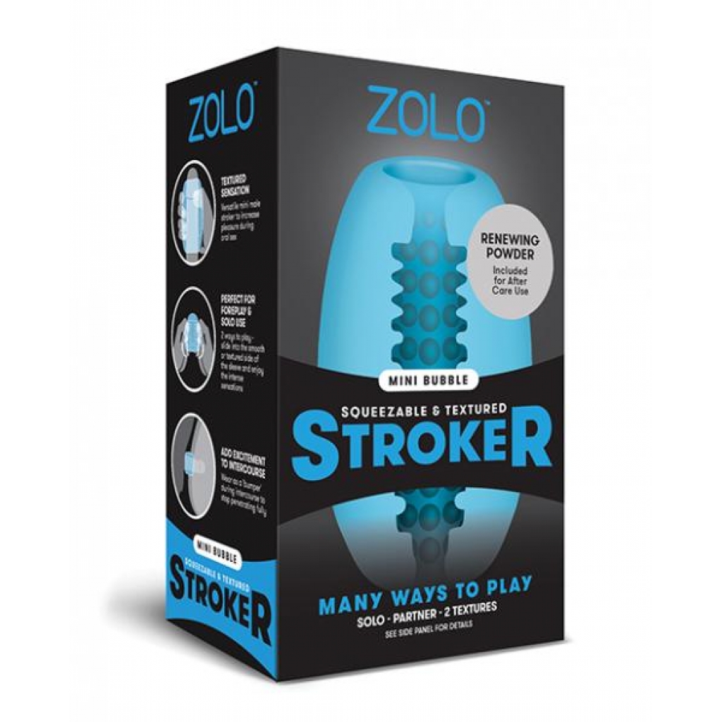 Zolo Mini Stroker Dome Blue - Masturbation Sleeves