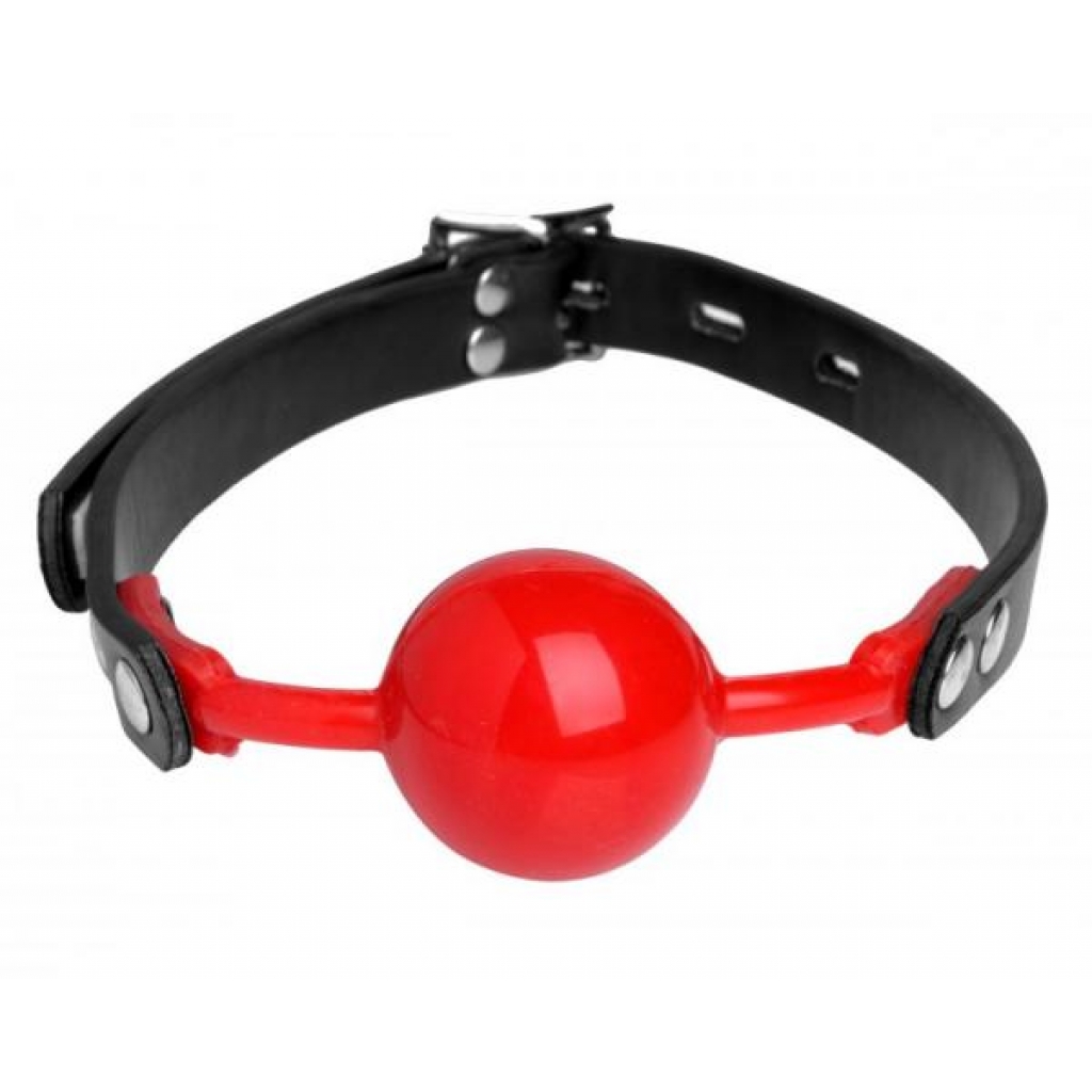 Hush Red Silicone Ball Gag - O/S