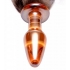 Tailz Faux Fox Tail Orange Glass Anal Plug - Anal Plugs
