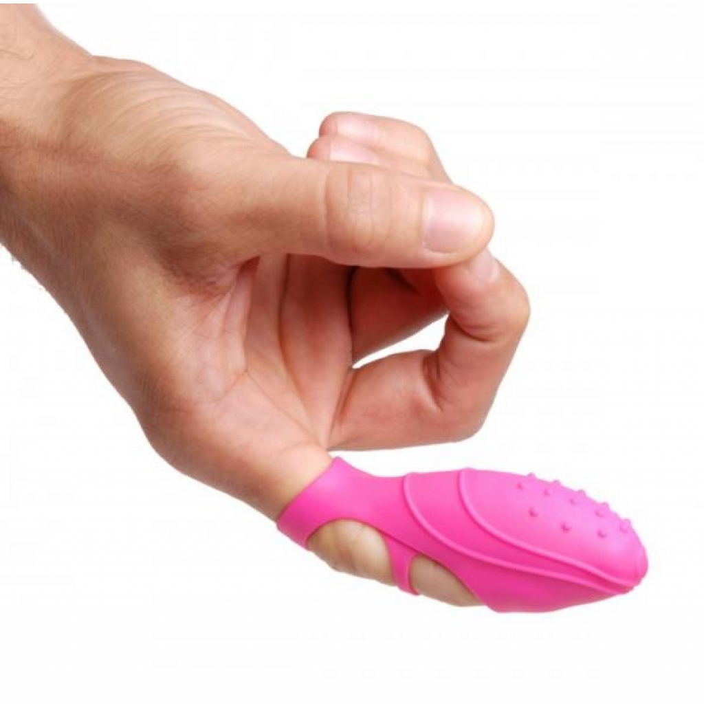 Frisky Bang Her Silicone G-Spot Finger Vibe Pink - Finger Vibrators