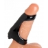 I Am Your Vibe Double Ring Penis Enhancer Ring Black - Couples Vibrating Penis Rings