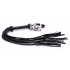 Strict 8 Tail Braided Flogger Black Leather - Floggers