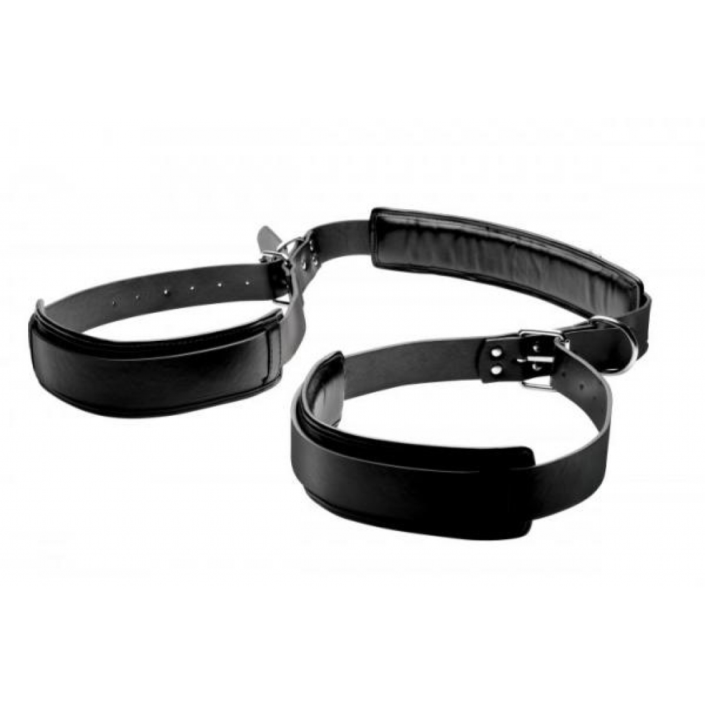 Strict Padded Thigh Sling Position Aid Black - Sex Swings & Slings