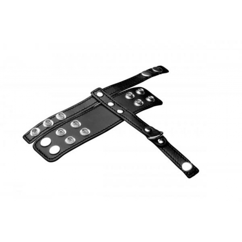 Strict Cock Strap And Ball Stretcher Black O/S - Mens Cock & Ball Gear