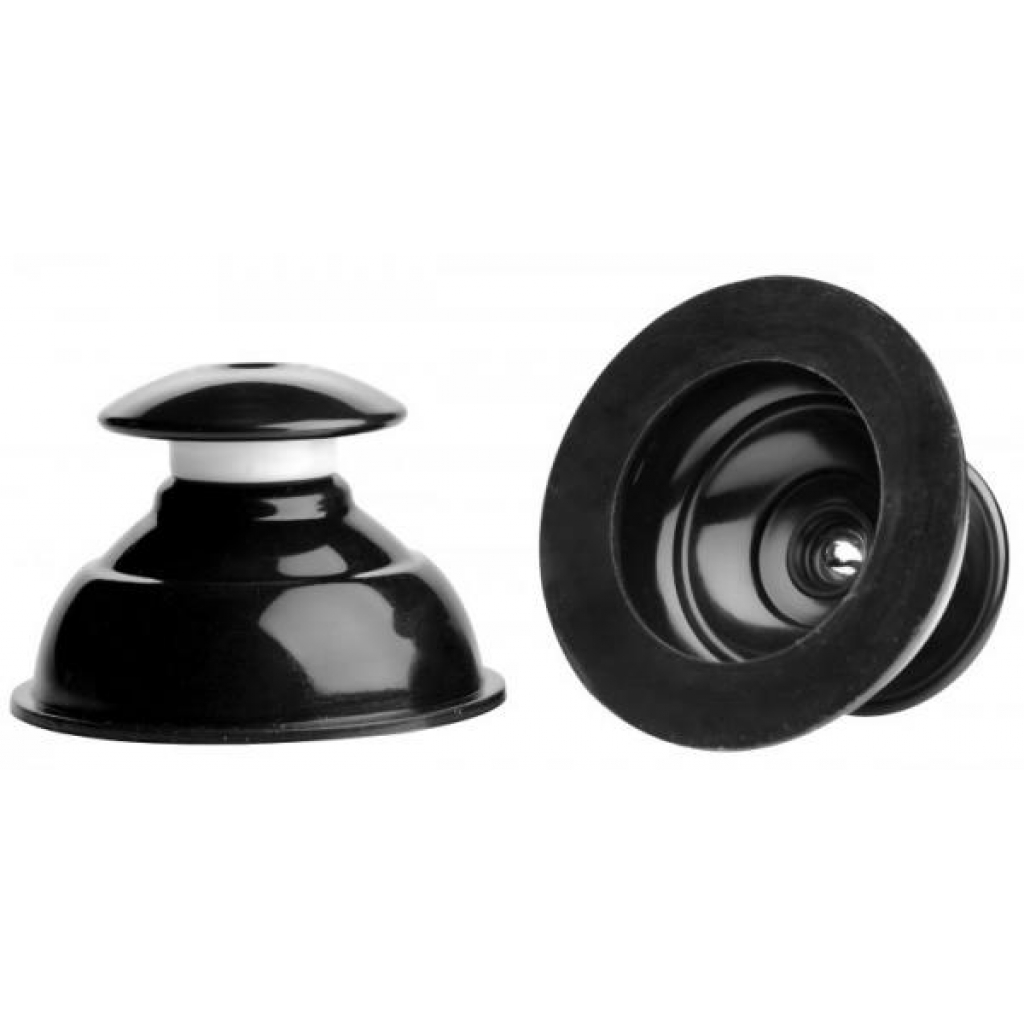 Plungers Extreme Suction Silicone Nipple Suckers - Black