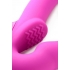 Evoke Super Charged Pink Vibrating Strapless Silicone Dildo - Strapless Strap-ons