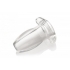 Peephole Clear Hollow Anal Plug – Small