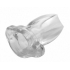 Peephole Clear Hollow Anal Plug – Small