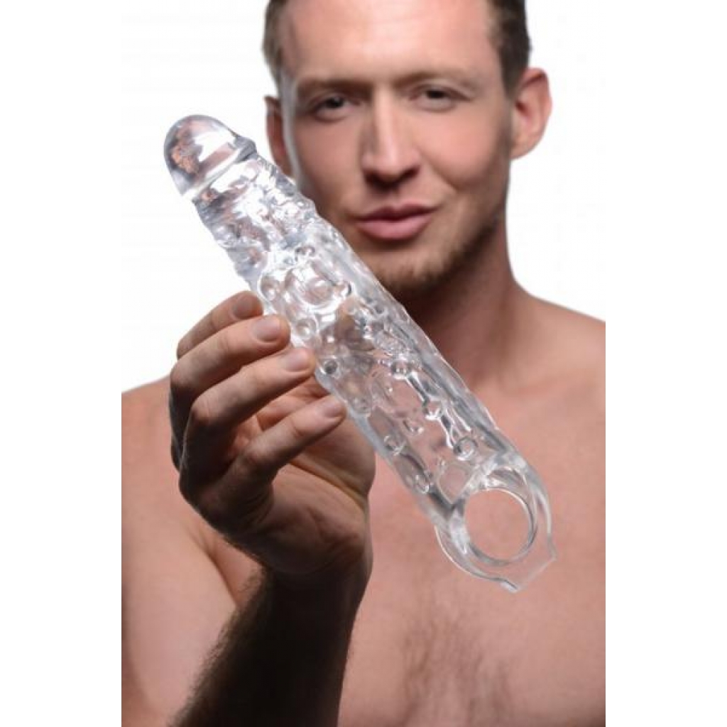 Size Matters 3in Clear Penis Extender Sleeve - Penis Sleeves & Enhancers