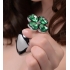 Booty Sparks Lucky Clover Gem Anal Plug Large - Anal Plugs