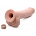 Loadz 8.5in Vibrating Dildo Squirting Light - Harness & Dong Sets