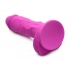 Strap U Power Pecker 7in Dildo Silicone W/ Balls Pink - Realistic Dildos & Dongs