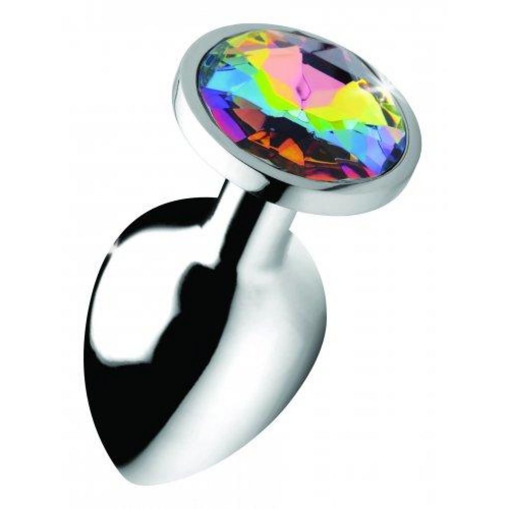 Booty Sparks Rainbow Prism Gem Anal Plug Large - Anal Plugs