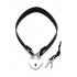 Master Series Lock-it Heart Lock & Key Choker - Collars & Leashes