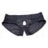 Strap U Lace Envy Crotchless Panty Harness Black X/xl - Harnesses
