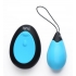 Bang! 10x Vibrating Silicone Egg W/ Remote Blue - Hands Free Vibrators