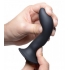 Squeeze-it Slender Dildo Black - Realistic Dildos & Dongs