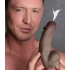 Loadz 7in Dual Density Squirting Dildo Dark - Realistic Dildos & Dongs