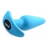 Bang! 21x Vibrating Silicone Butt Plug W/ Remote Blue - Anal Plugs