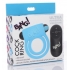 Bang! Silicone Cock Ring & Bullet W/ Remote Blue - Couples Vibrating Penis Rings