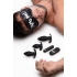 Bang! Backdoor Adventure 3pc Butt Plug Bullet & Blindfold Kit Black - Anal Trainer Kits