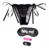 Bang! Power Panty Lace Panties Bullet & Blindfold Kit Pink - Bullet Vibrators