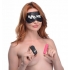 Bang! Power Panty Lace Panties Bullet & Blindfold Kit Pink - Bullet Vibrators