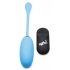 Bang! 28x Plush Egg & Remote Control Blue - Palm Size Massagers