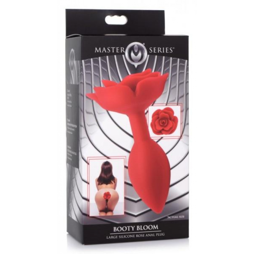 Master Series Booty Bloom Rose Anal Plug - Large