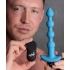 Bang! Vibrating Silicone Anal Beads & Remote Blue - Anal Beads