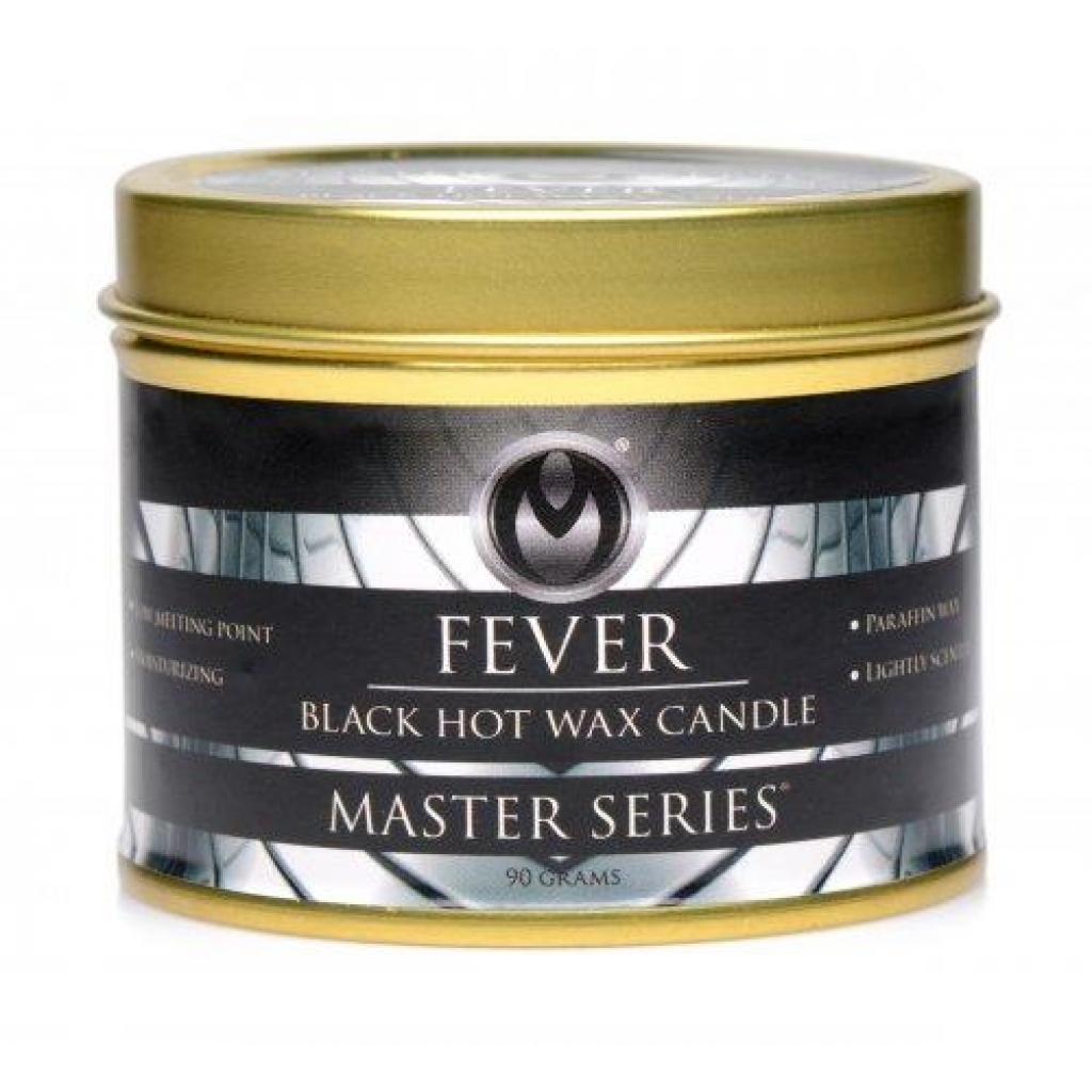 Master Series Fever Black Hot Wax Candle - Massage Candles