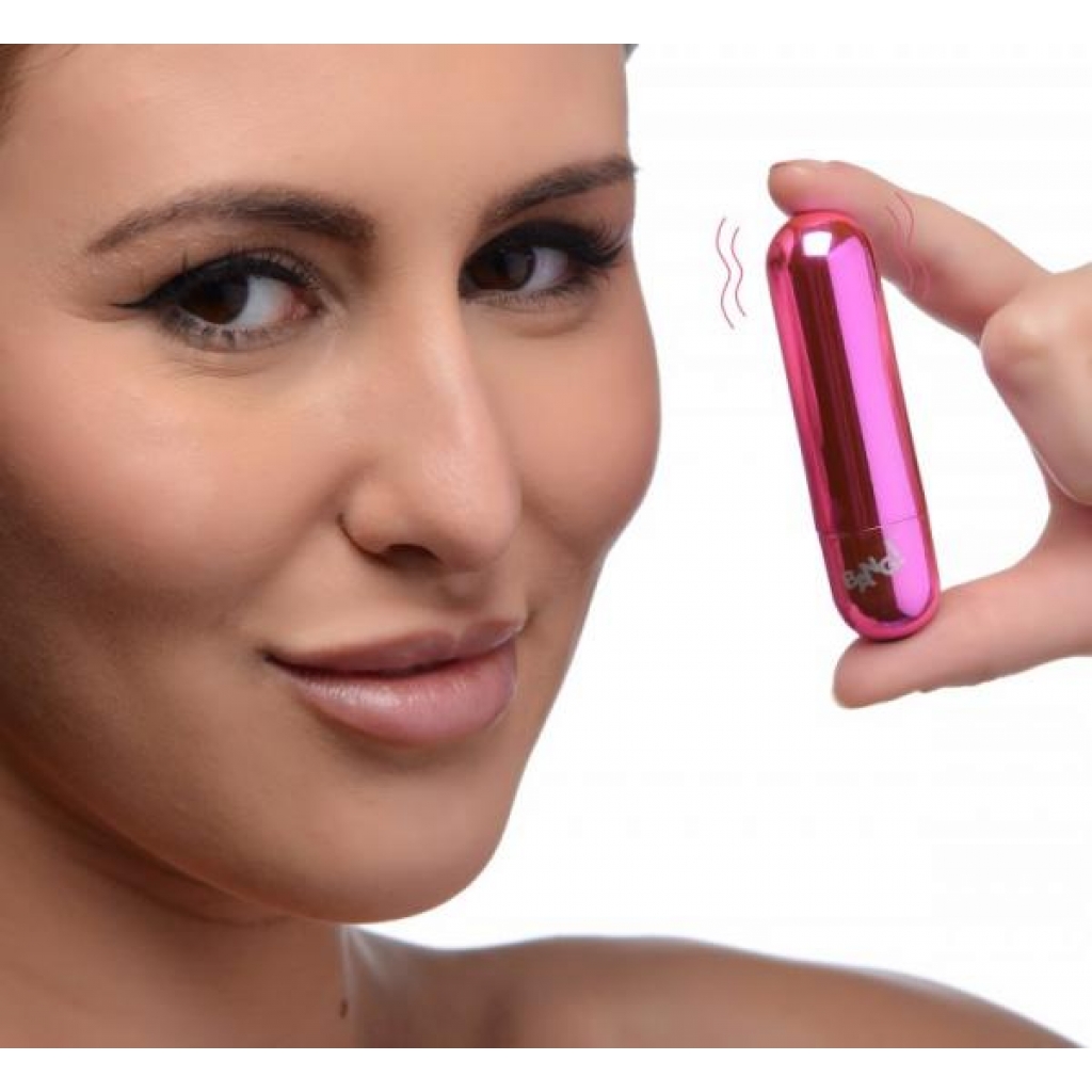 Bang! 10x Vibrating Metallic Bullet Pink - Bullet Vibrators